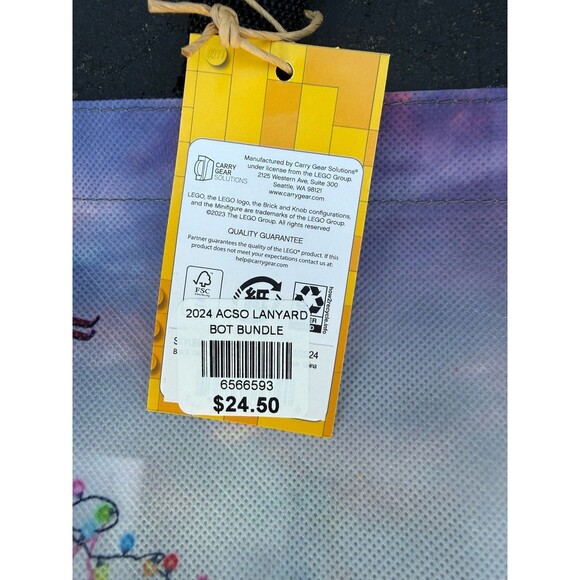 LEGO Legoland Tote 2024Monster Halloween Brick Or Treat Reusable Shopping Bag - Picture 6 of 8